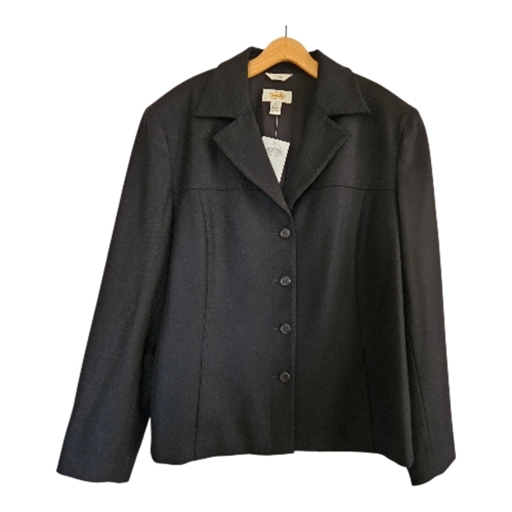 Talbots Stretch Blazer Sports Jacket Womens 16 NWOT Vtg Office Careerwear